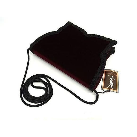 Yvessaint Laurent Yves Saint Laurent Vintage Velour Crossbody - Picture 5 of 9